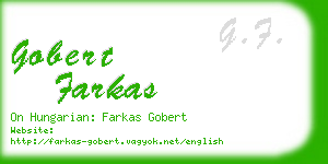 gobert farkas business card